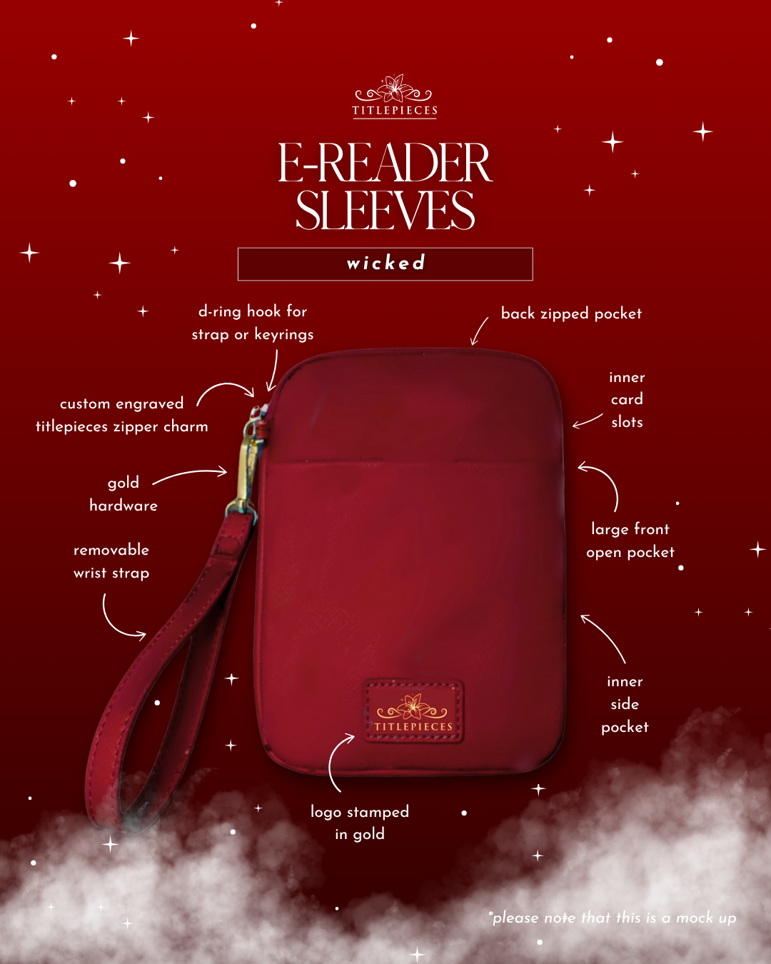 Wicked E-Reader Sleeve