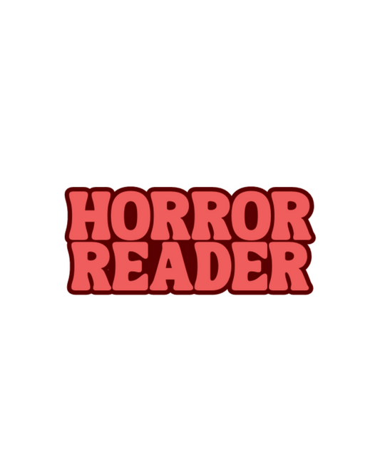 HORROR READER Sticker