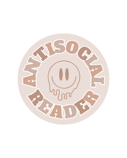 ANTISOCIAL READER Sticker