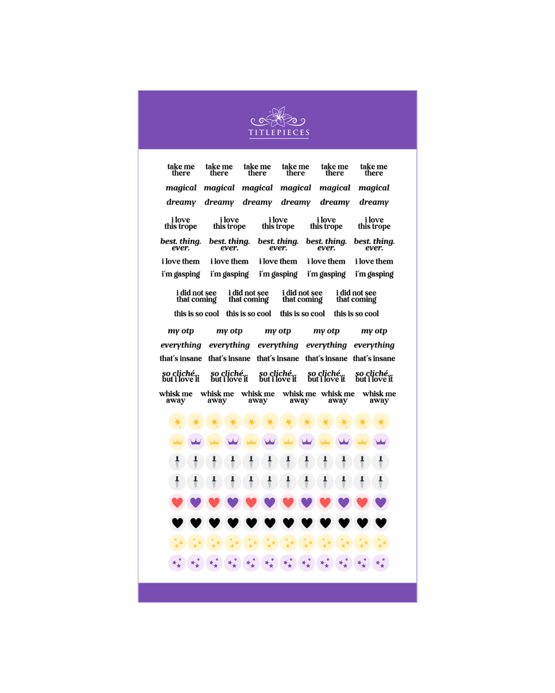 FANTASY Annotation Stickers