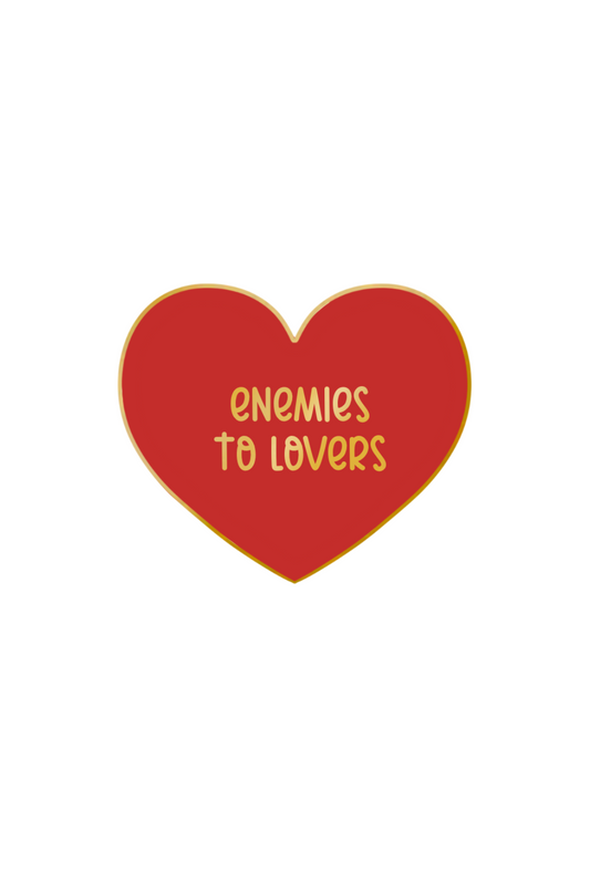 ENEMIES TO LOVERS Romance Trope Mini Enamel Pin