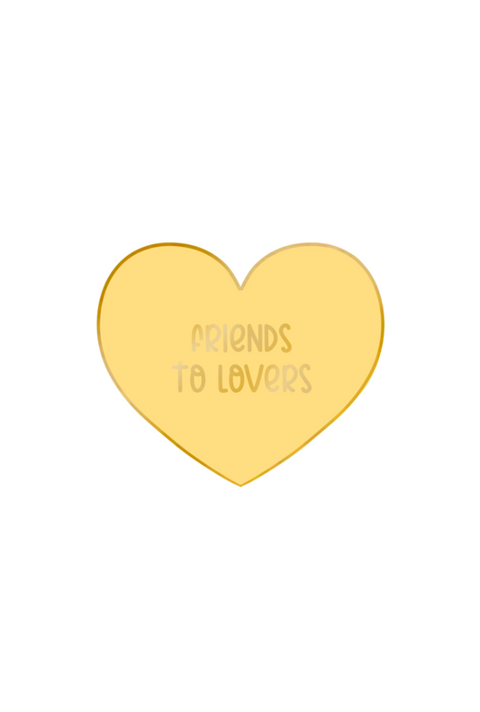 FRIENDS TO LOVERS Romance Trope Mini Enamel Pin