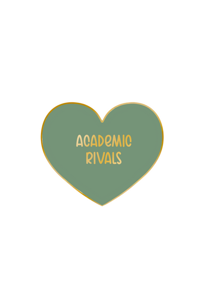 ACADEMIC RIVALS Romance Trope Mini Enamel Pin