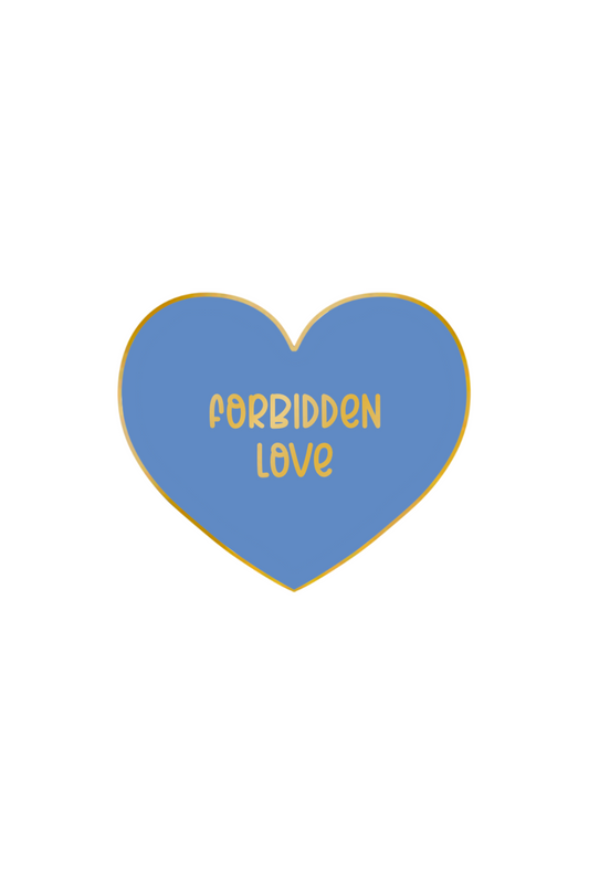 FORBIDDEN LOVE Romance Trope Mini Enamel Pin