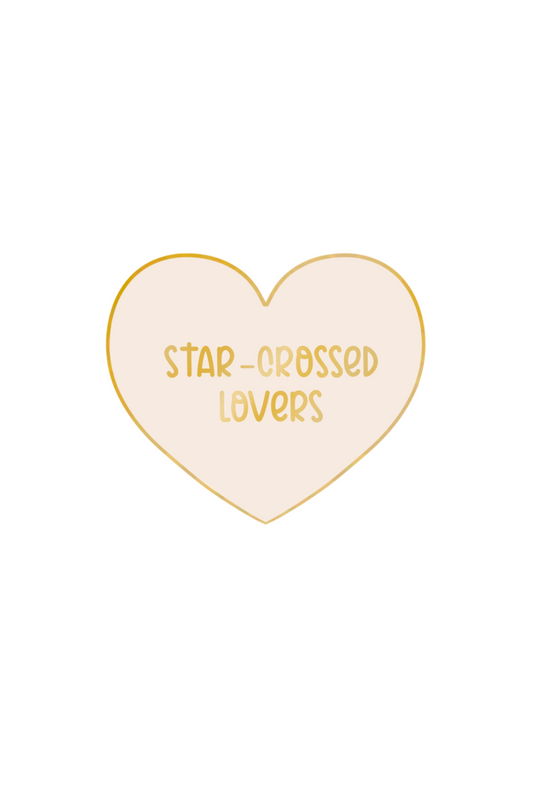 STAR-CROSSED LOVERS Romance Trope Mini Enamel Pin