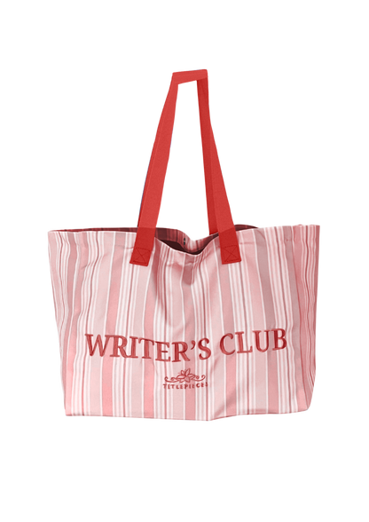 Writer's Club Large Tote Bag Red