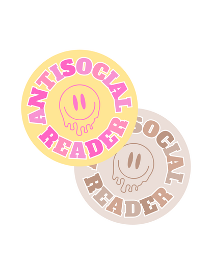 ANTISOCIAL READER Sticker