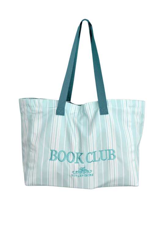 Book Club Large Tote Bag Green