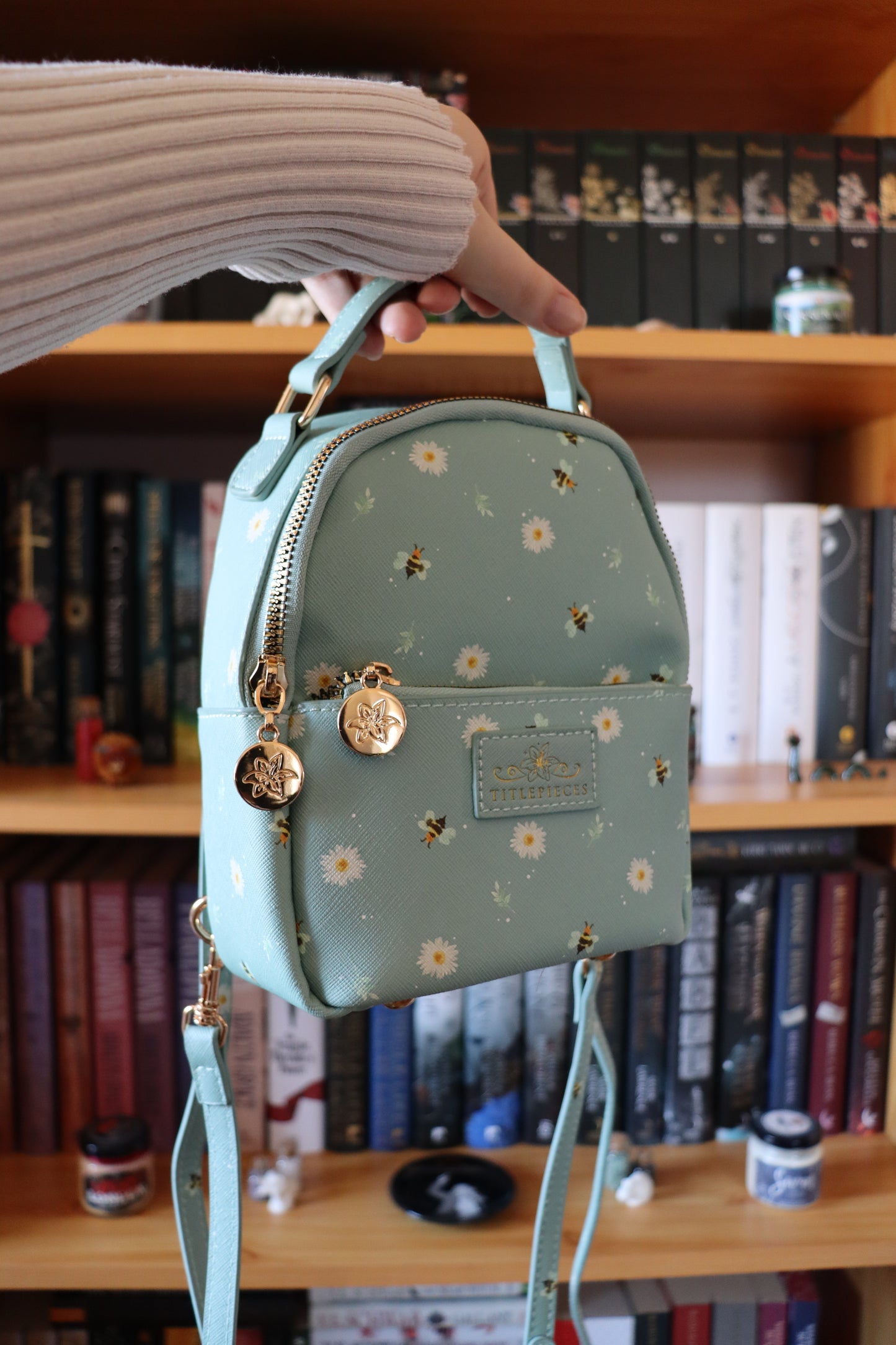 RATHER BEE READING Mini Bookish Backpack