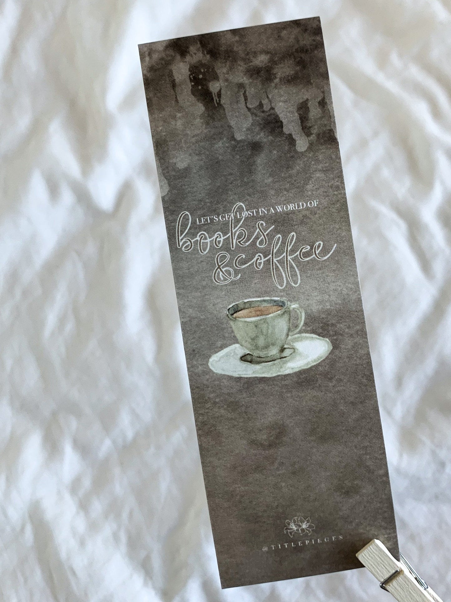 BOOKS AND COFFEE Bookmark